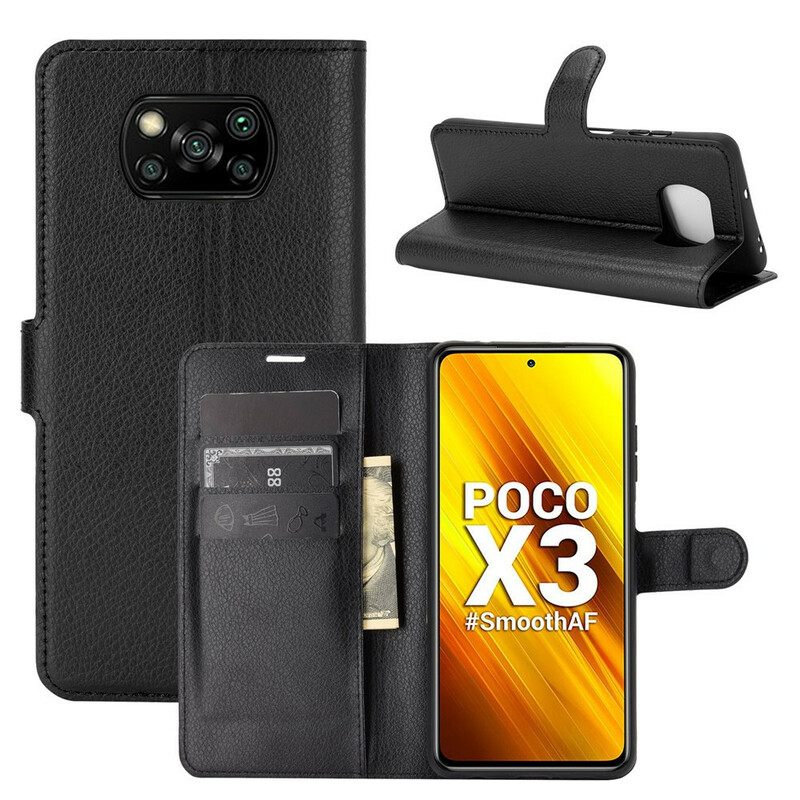 Κάλυμμα Poco X3 / X3 Pro / X3 NFC Κλασικό Συνθετικό Δέρμα