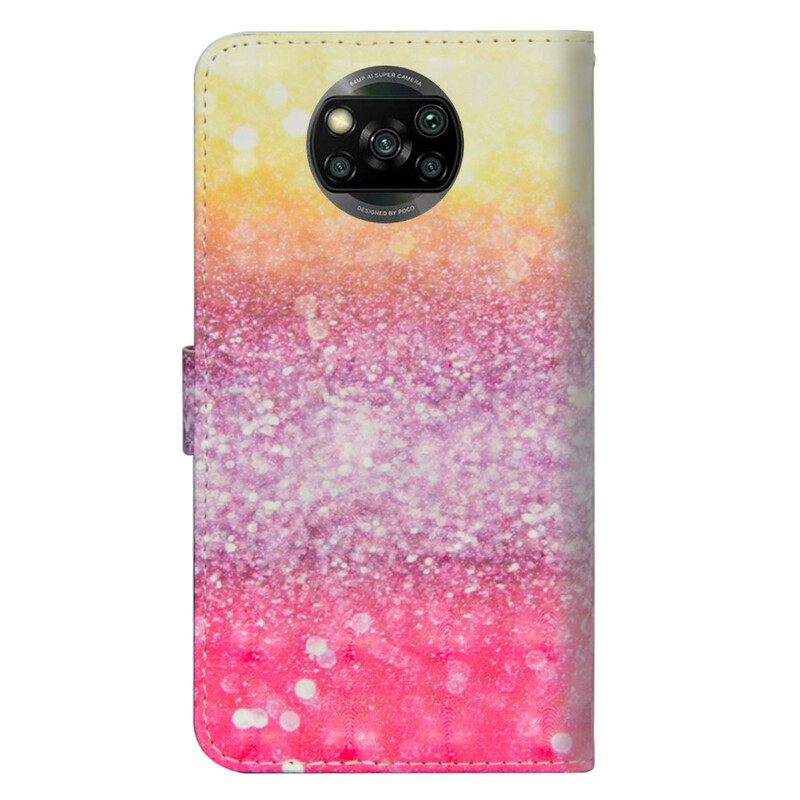 Κάλυμμα Poco X3 / X3 Pro / X3 NFC Magenta Glitter Gradient