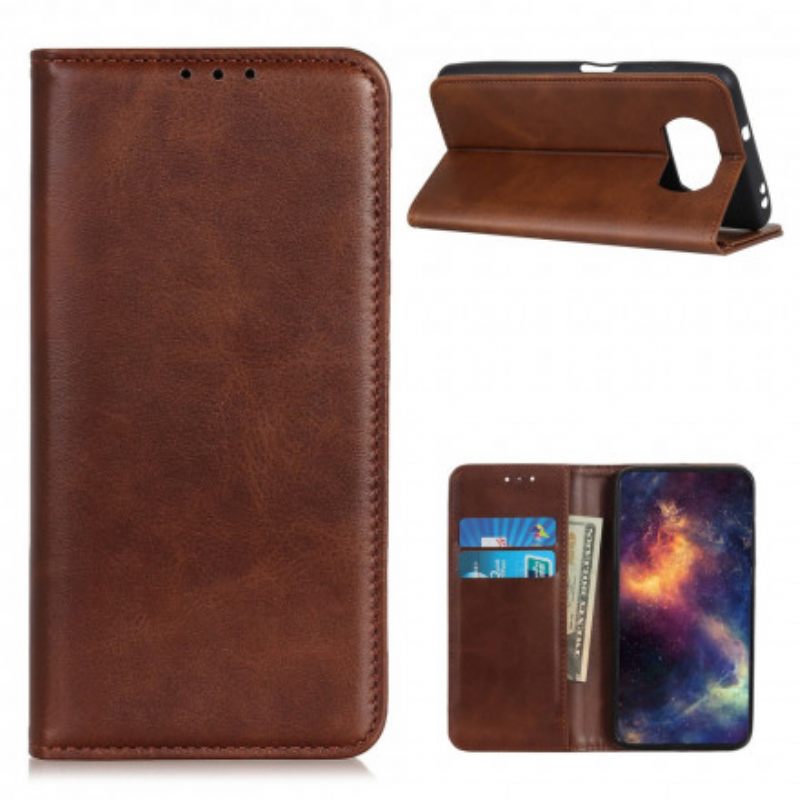 θηκη κινητου Poco X3 / X3 Pro / X3 NFC Θήκη Flip Premium Split Leather Litchi