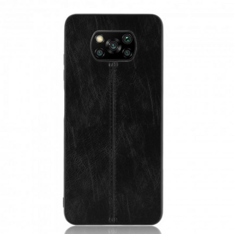 Θήκη Poco X3 / X3 Pro / X3 NFC Couture Δερμάτινο Εφέ