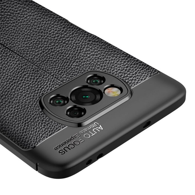 Θήκη Poco X3 / X3 Pro / X3 NFC Δερμάτινο Εφέ Litchi Double Line