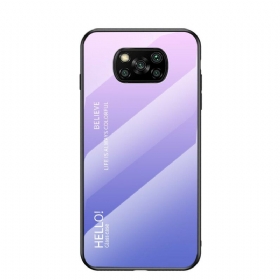 Θήκη Poco X3 / X3 Pro / X3 NFC Tempered Glass Γεια Σας