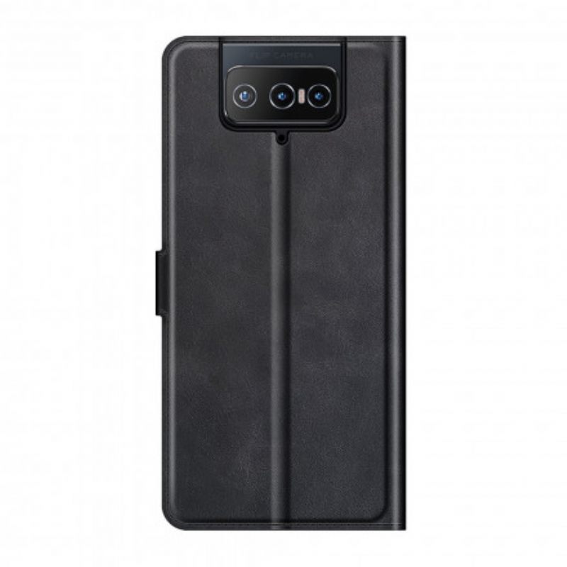 Κάλυμμα Asus Zenfone 8 Flip Θήκη Flip Faux Leather Slim