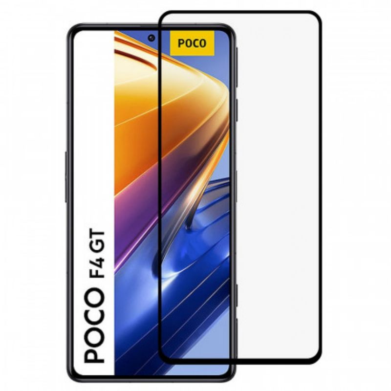 Προστατευτικό Οθόνης Poco F4 Gt Black Edge Tempered Glass