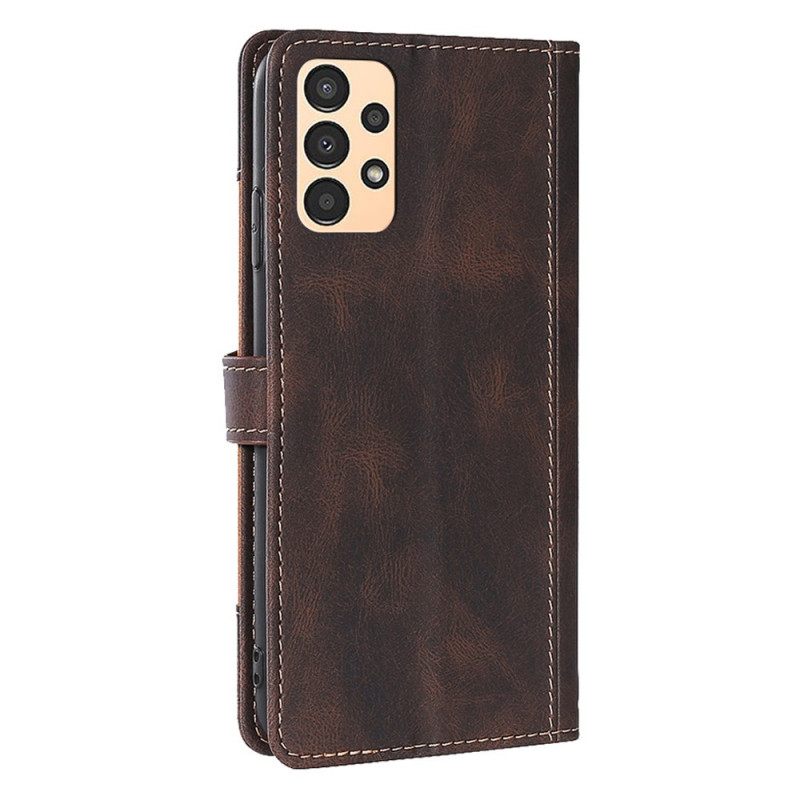 Κάλυμμα Xiaomi Redmi Note 11 Pro Plus 5G Faux Leather Bicolor Stylish