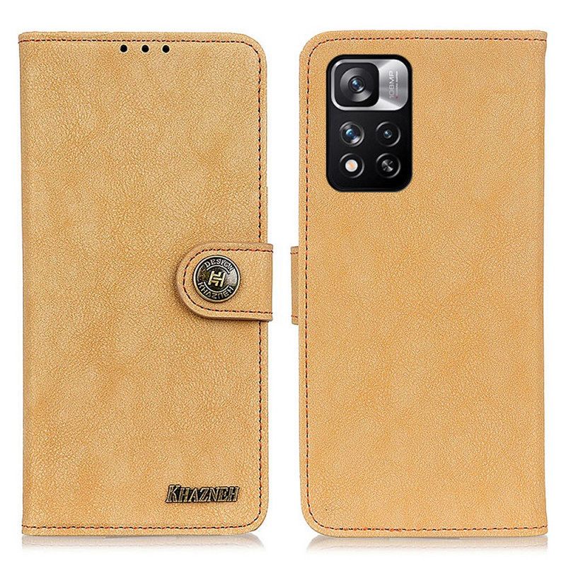 Κάλυμμα Xiaomi Redmi Note 11 Pro Plus 5G Khazneh Retro Split Leather