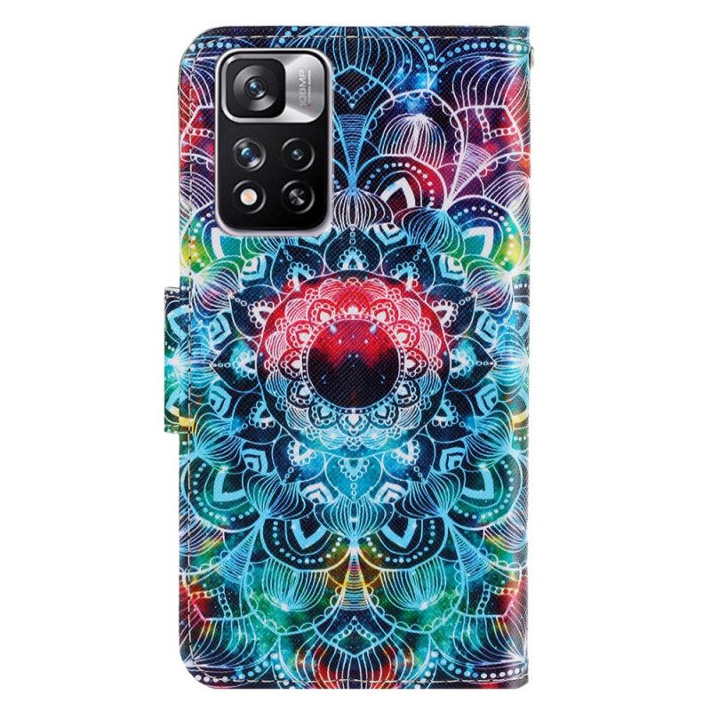 Κάλυμμα Xiaomi Redmi Note 11 Pro Plus 5G με κορδονι Flashy Strappy Mandala