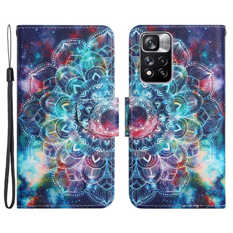 Κάλυμμα Xiaomi Redmi Note 11 Pro Plus 5G με κορδονι Flashy Strappy Mandala