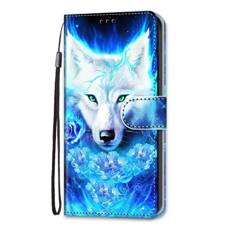 Κάλυμμα Xiaomi Redmi Note 11 Pro Plus 5G με κορδονι Lanyard Wolf