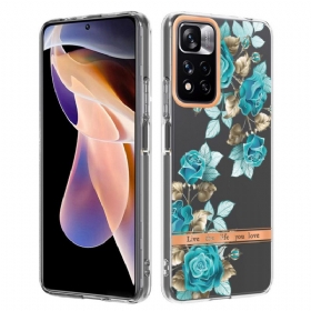 θηκη κινητου Xiaomi Redmi Note 11 Pro Plus 5G Άνευ Ραφής Floral