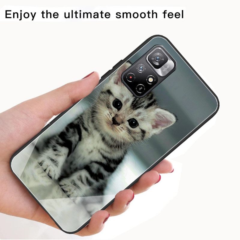 θηκη κινητου Xiaomi Redmi Note 11 Pro Plus 5G Kitten Tempered Glass