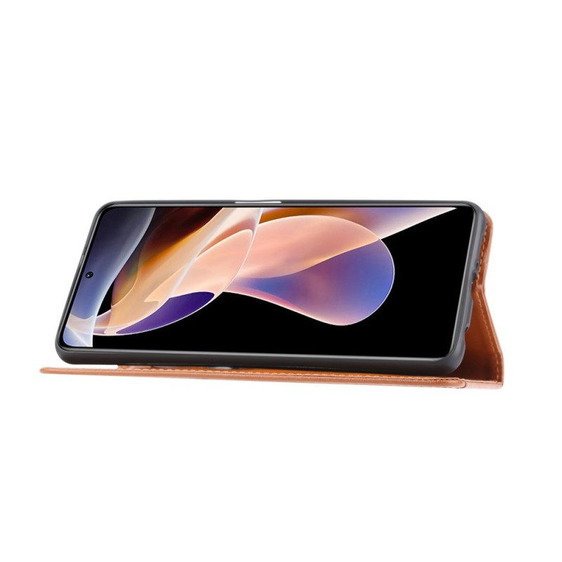 θηκη κινητου Xiaomi Redmi Note 11 Pro Plus 5G Θήκη Flip Θήκη Κάρτας Από Συνθετικό Δέρμα