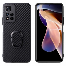 Θήκη Xiaomi Redmi Note 11 Pro Plus 5G Δαχτυλίδι Από Ανθρακόνημα-υποστήριξη