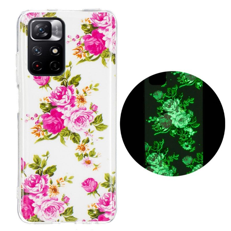 Θήκη Xiaomi Redmi Note 11 Pro Plus 5G Fluorescent Liberty Flowers