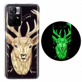 Θήκη Xiaomi Redmi Note 11 Pro Plus 5G Fluorescent Majestic Deer