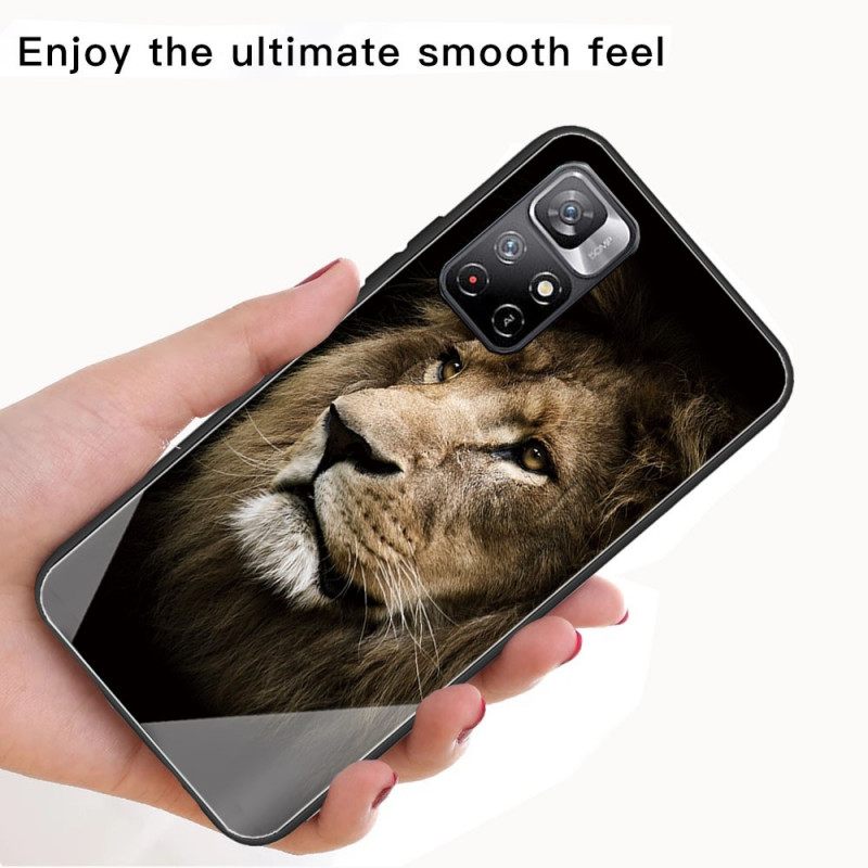 Θήκη Xiaomi Redmi Note 11 Pro Plus 5G Lion Head Tempered Glass