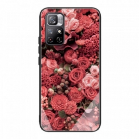 Θήκη Xiaomi Redmi Note 11 Pro Plus 5G Rose Flowers Tempered Glass