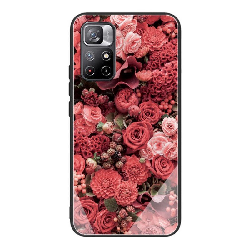 Θήκη Xiaomi Redmi Note 11 Pro Plus 5G Rose Flowers Tempered Glass