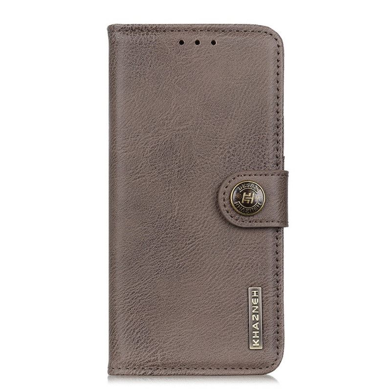 Κάλυμμα Poco F4 Faux Leather Retro Khazneh