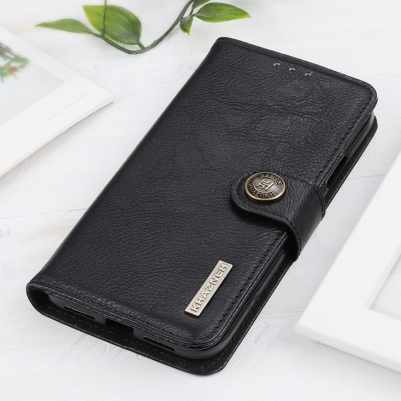 Κάλυμμα Poco F4 Faux Leather Retro Khazneh