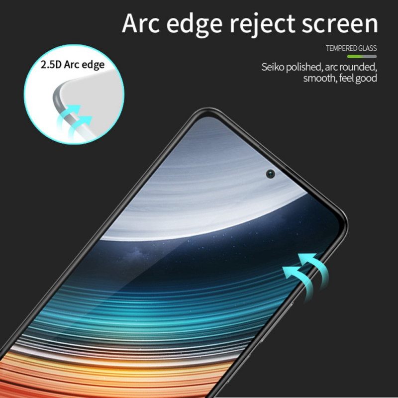 Προστατευτικό Οθόνης Poco F4 Black Edge Tempered Glass