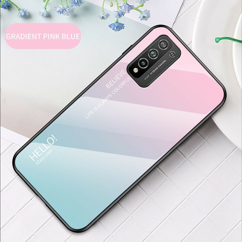 Θήκη Honor 10X Lite Tempered Glass Γεια Σας