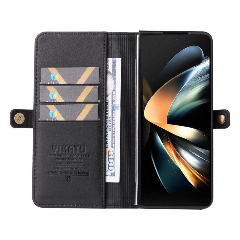 δερματινη θηκη Samsung Galaxy Z Fold 4 Yikatu Yk-001