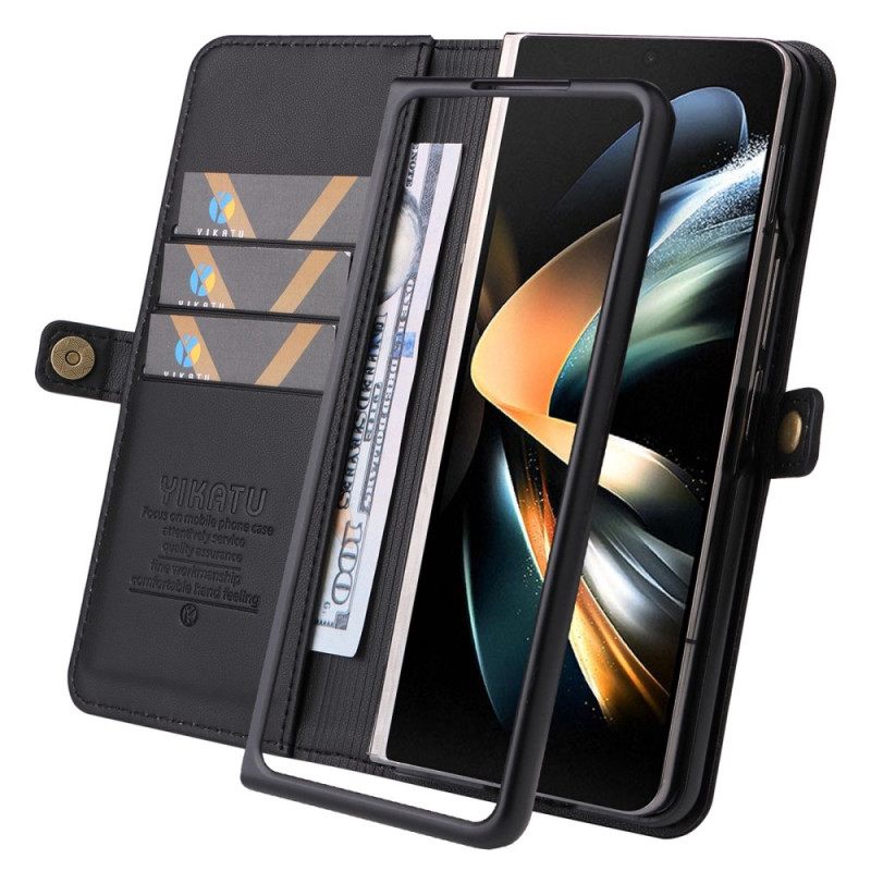 δερματινη θηκη Samsung Galaxy Z Fold 4 Yikatu Yk-001