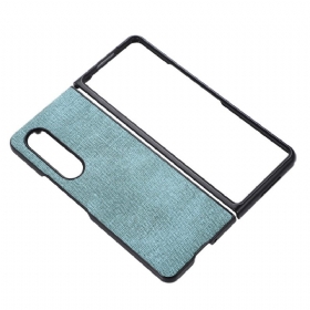 θηκη κινητου Samsung Galaxy Z Fold 4 Πλεκτό Ψεύτικο Δέρμα