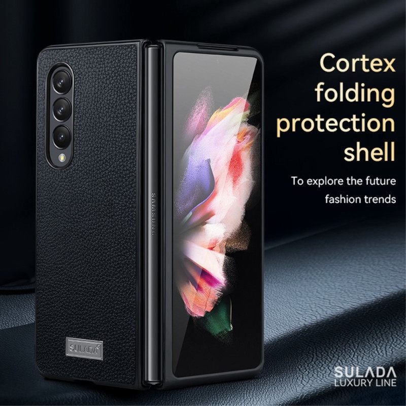 θηκη κινητου Samsung Galaxy Z Fold 4 Sulada Litchi Faux Leather