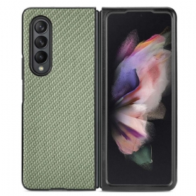 θηκη κινητου Samsung Galaxy Z Fold 4 Υφαντό Αποτέλεσμα Ινών Άνθρακα