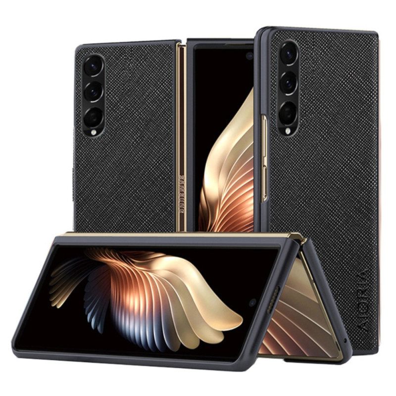 Θήκη Samsung Galaxy Z Fold 4 Aioria Υφή Από Συνθετικό Δέρμα