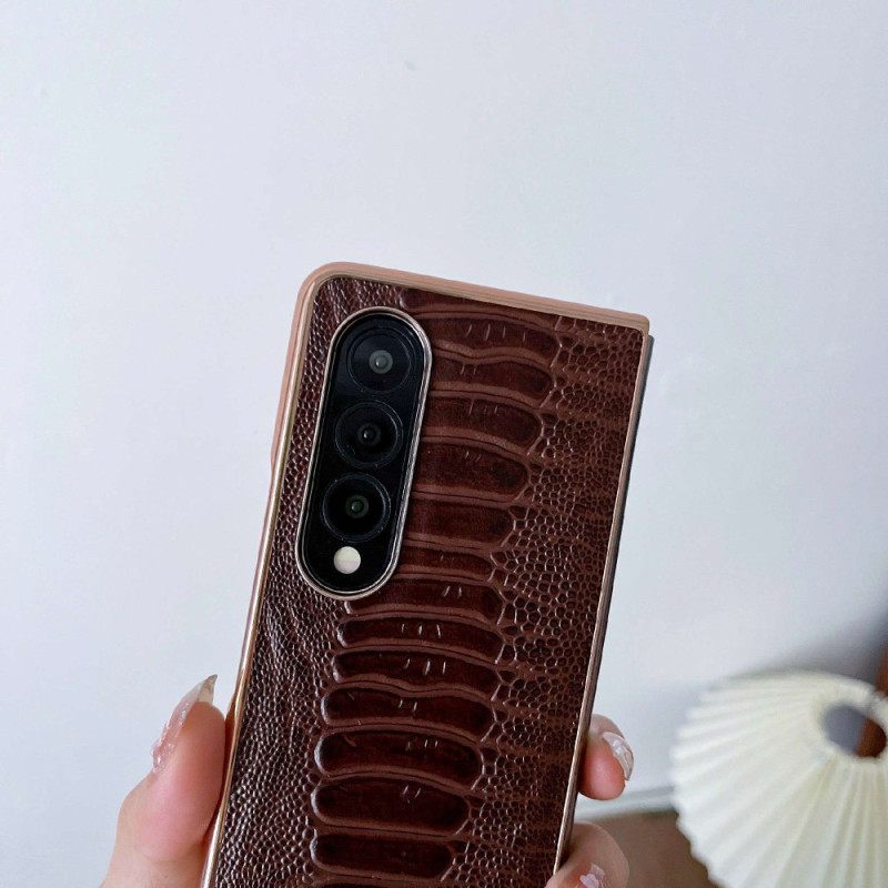 Θήκη Samsung Galaxy Z Fold 4 Croco Line