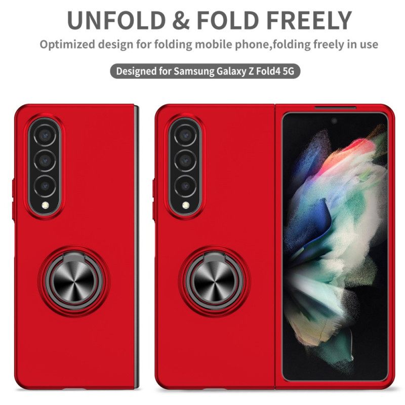 Θήκη Samsung Galaxy Z Fold 4 Δαχτυλίδι Βασικού Χρώματος