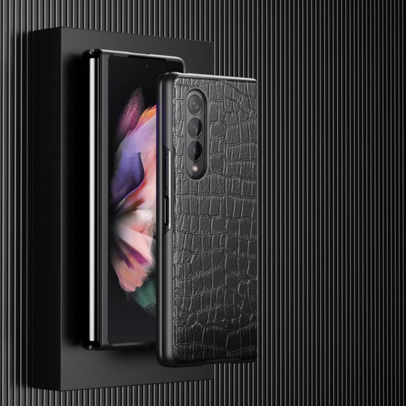 Θήκη Samsung Galaxy Z Fold 4 Κλασικός Κροκόδειλος