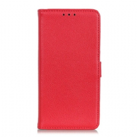 Κάλυμμα Samsung Galaxy A41 Premium Faux Leather Lychee