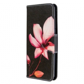 Κάλυμμα Samsung Galaxy A41 Ροζ Λουλούδι