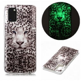 θηκη κινητου Samsung Galaxy A41 Leopard Fluorescent