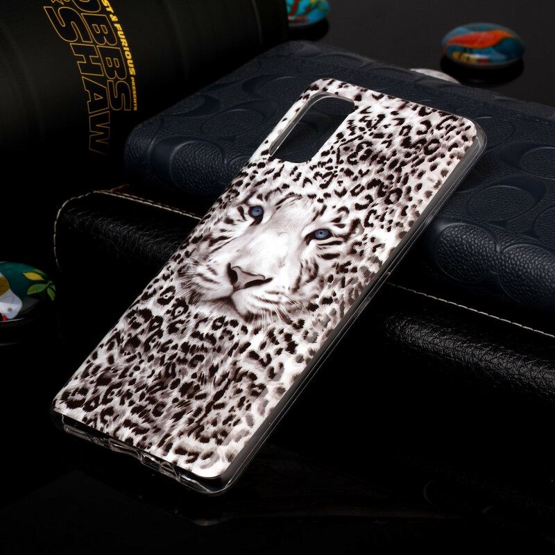 θηκη κινητου Samsung Galaxy A41 Leopard Fluorescent