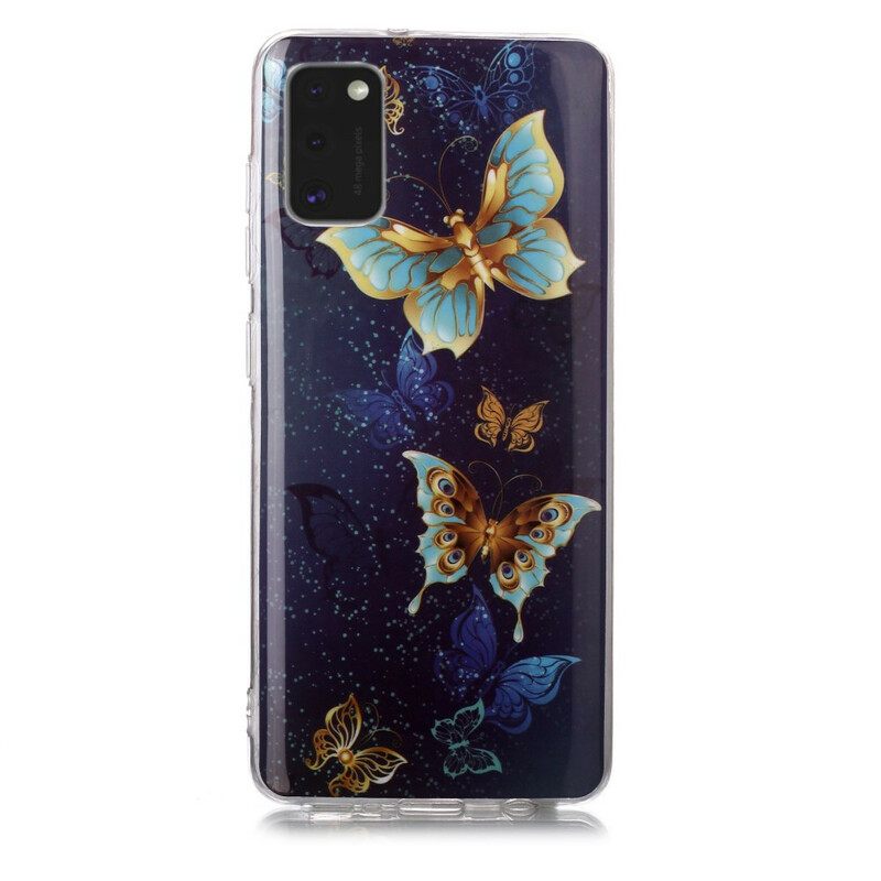 θηκη κινητου Samsung Galaxy A41 Σειρά Fluorescent Butterflies