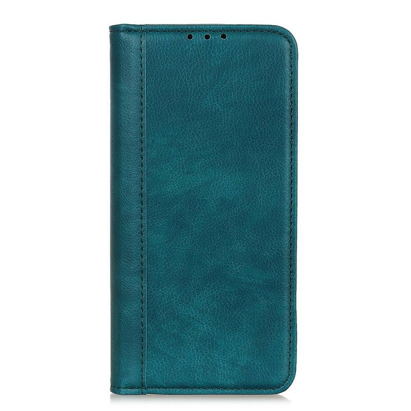 θηκη κινητου Samsung Galaxy A41 Θήκη Flip Κλασικό Split Leather Litchi