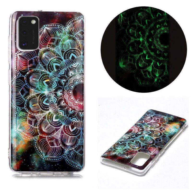 Θήκη Samsung Galaxy A41 Σειρά Fluorescent Floral