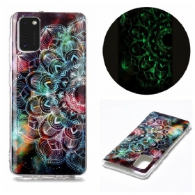 Θήκη Samsung Galaxy A41 Σειρά Fluorescent Floral