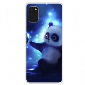 Θήκη Samsung Galaxy A41 Το Panda Στο Διάστημα