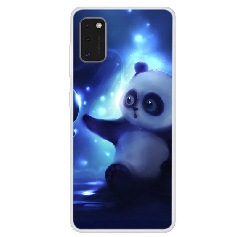 Θήκη Samsung Galaxy A41 Το Panda Στο Διάστημα