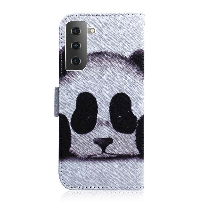 δερματινη θηκη Samsung Galaxy S21 5G Πρόσωπο Panda