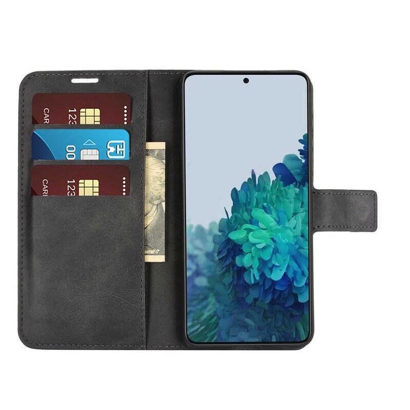 Κάλυμμα Samsung Galaxy S21 5G Faux Leather Slim