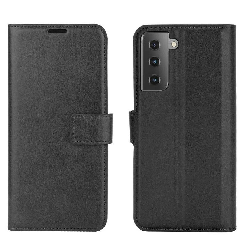 Κάλυμμα Samsung Galaxy S21 5G Faux Leather Slim