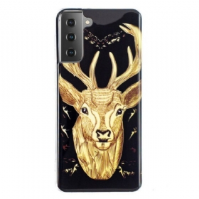 θηκη κινητου Samsung Galaxy S21 5G Fluorescent Majestic Deer