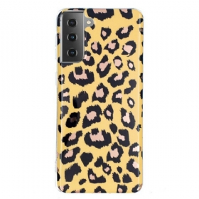 θηκη κινητου Samsung Galaxy S21 5G Μάρμαρο Leopard Style